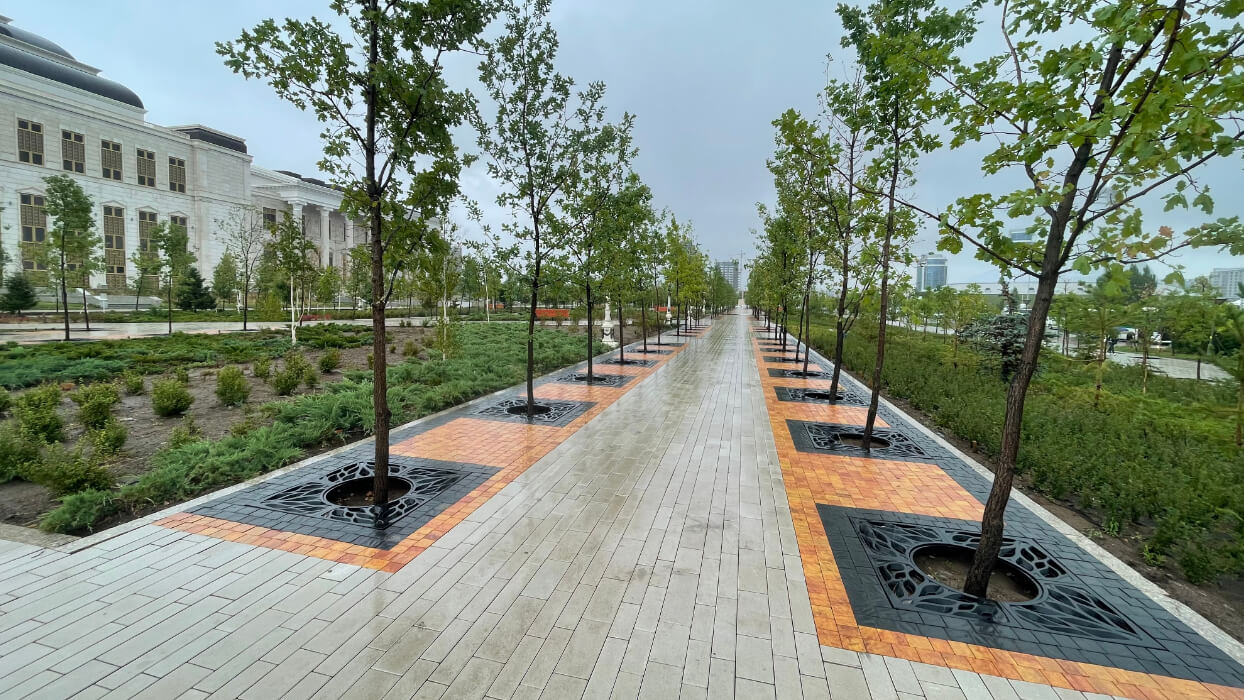 Приствольная решетка для дерева ZKING CRUST 1.2х1.2м Черная в Кандалакше фото