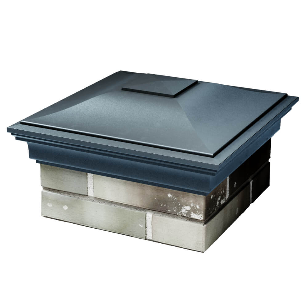 Колпак Zking Монблан Серый на столб 1.5х1.5 кирпича (385х385мм) в Кандалакше фото