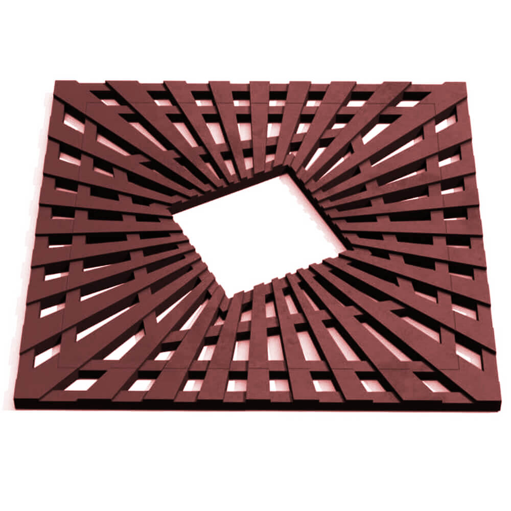 Приствольная решетка для дерева ZKING ATMOSPHERE 1.2х1.2м Коричневая Кандалакша фото