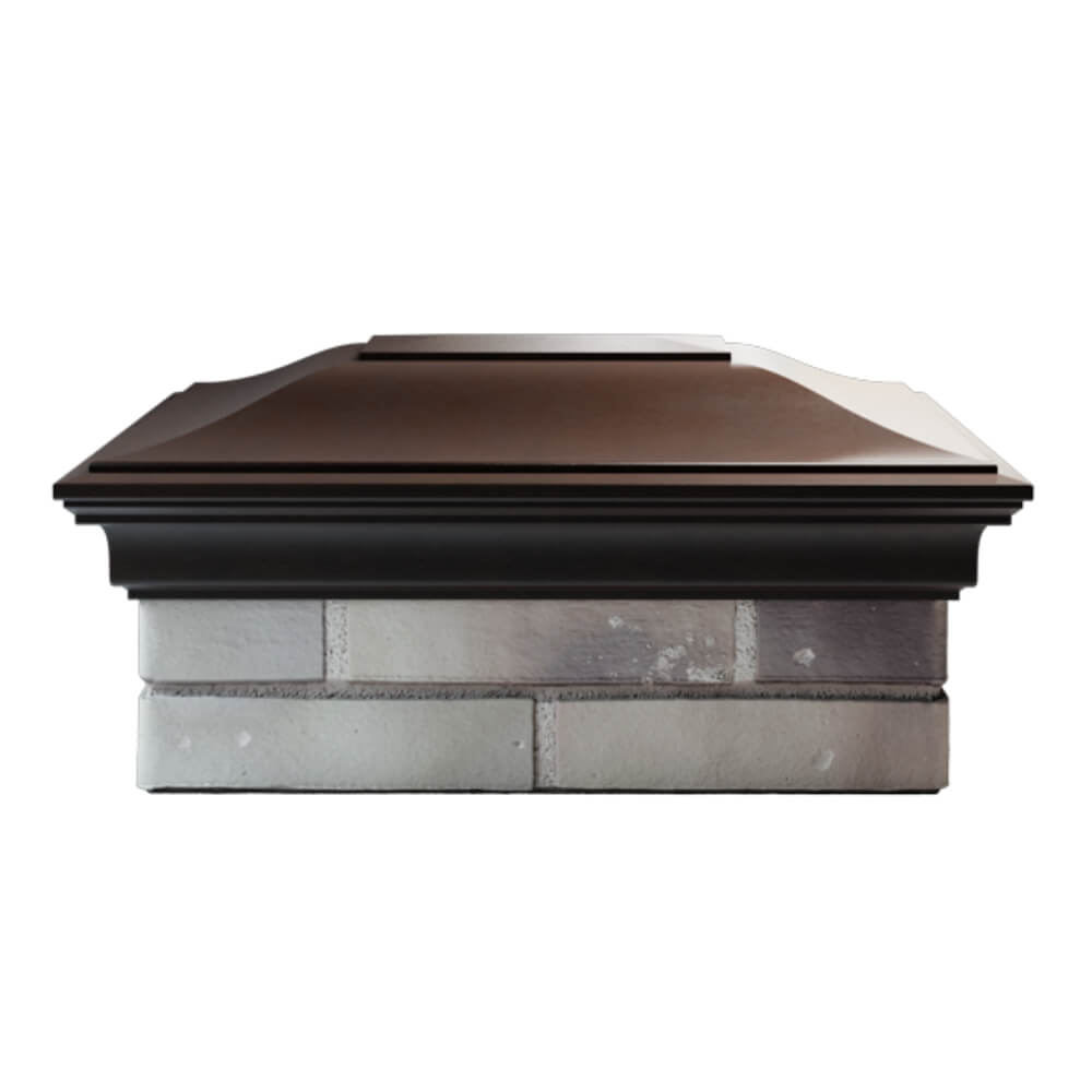 Колпак Zking Монблан Коричневый на столб 2х1.5 кирпича (515х385мм) в Кандалакше фото