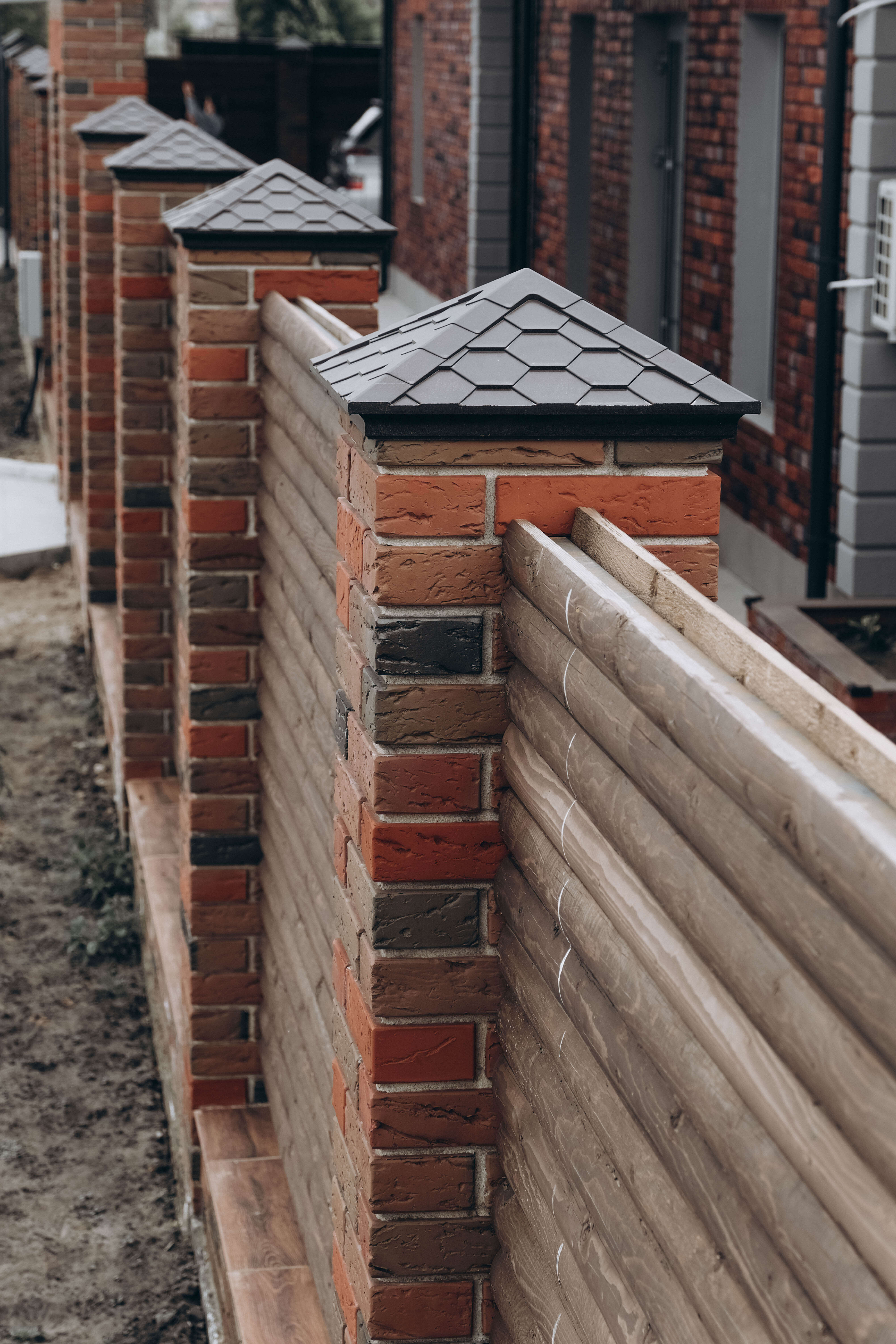 Колпак Zking Эверест Коричневый на столб 1.5х1.5 кирпича (390х390мм) в Кандалакше фото