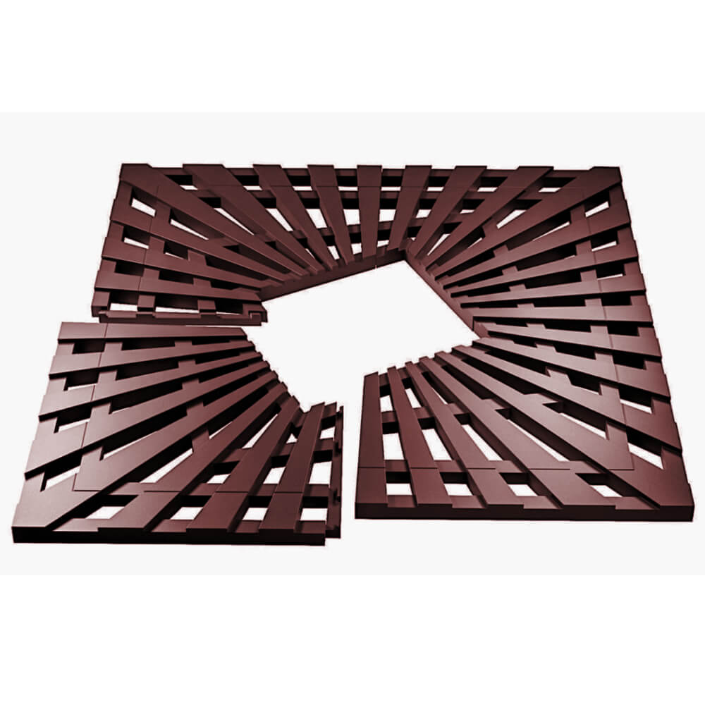 Приствольная решетка для дерева ZKING ATMOSPHERE 1.2х1.2м Коричневая в Кандалакше фото