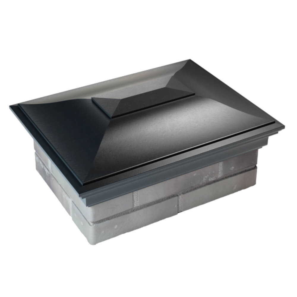 Колпак Zking Монблан Черный на столб 2х1.5 кирпича (515х385мм) Кандалакша фото