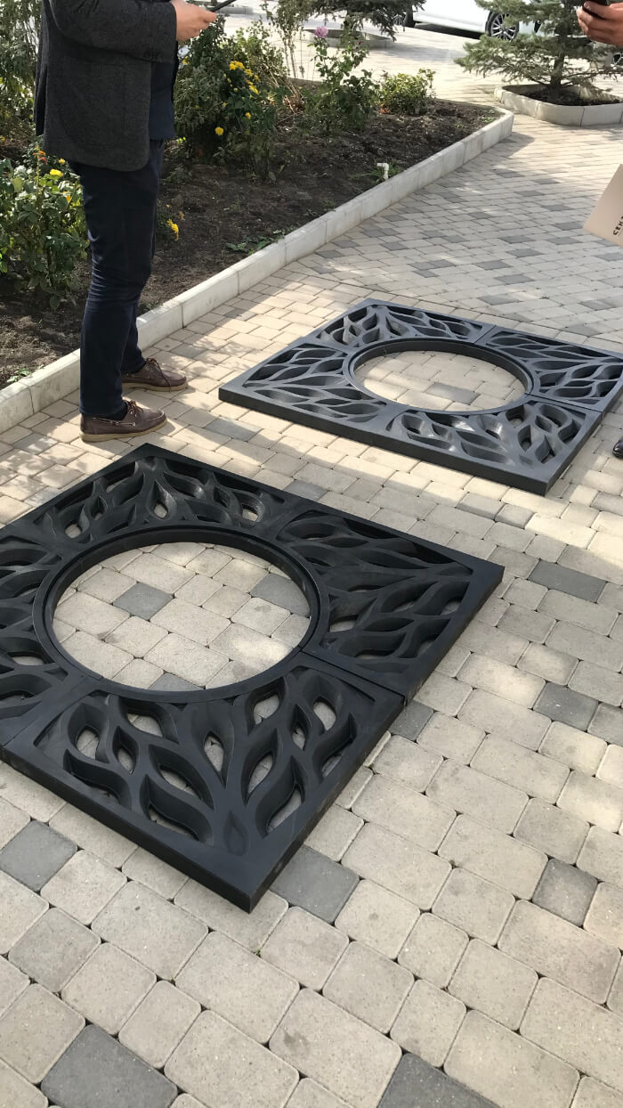 Приствольная решетка для дерева ZKING CRUST 1.2х1.2м Черная в Кандалакше фото