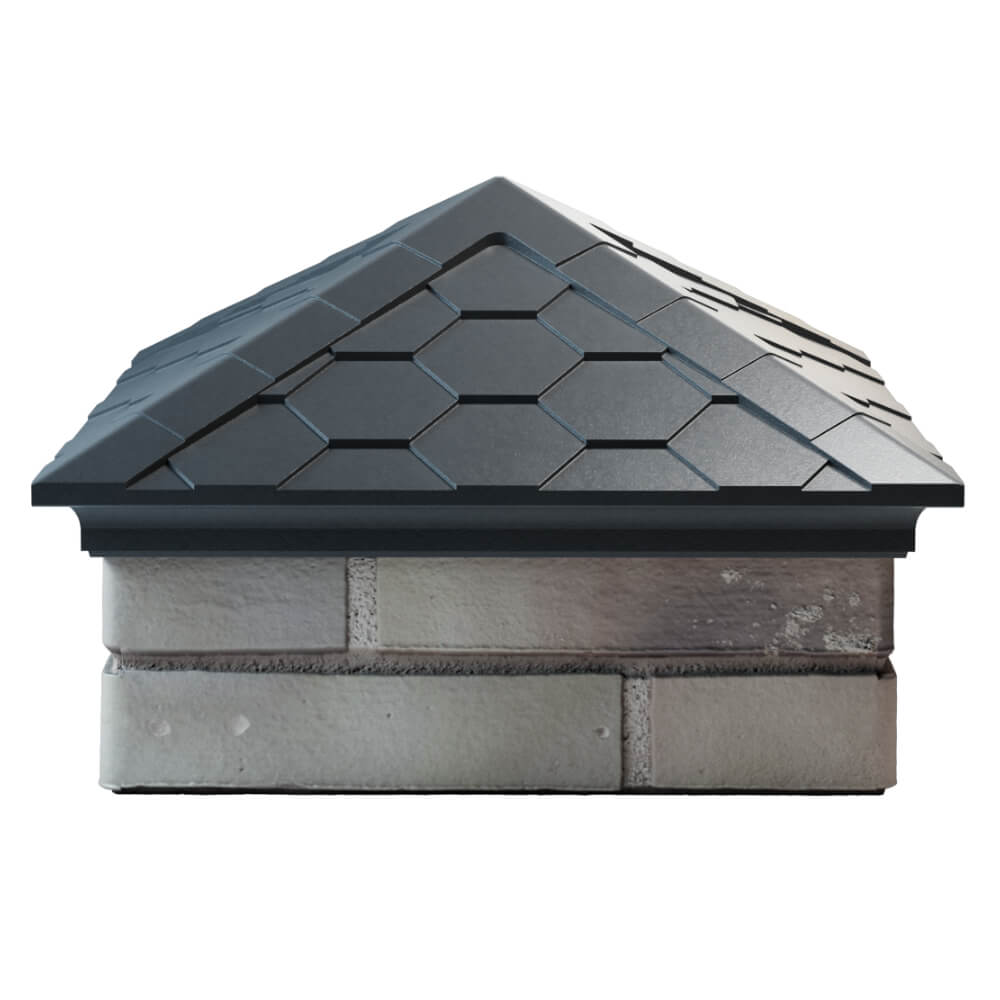 Колпак Zking Эверест Серый на столб 1.5х1.5 кирпича (390х390мм) Кандалакша фото