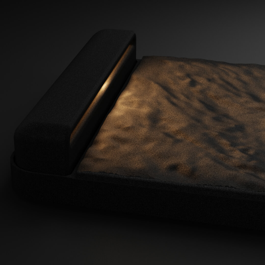 LED Светильник для шаговой плиты STONE Черный Сланец 330х75х98мм Кандалакша фото