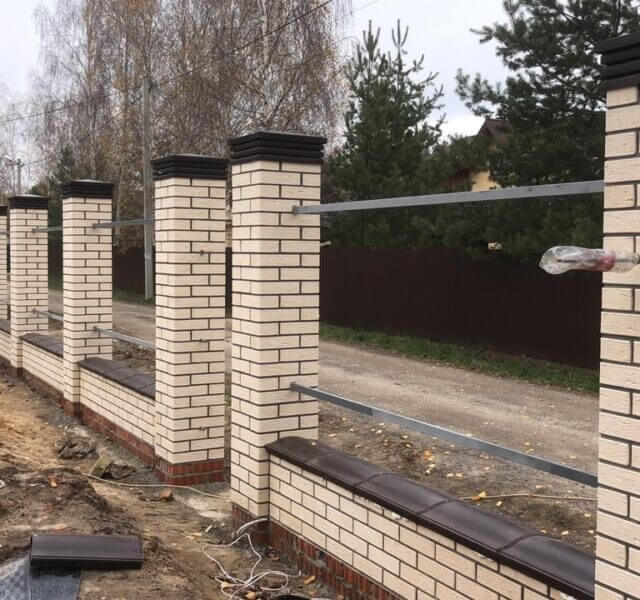 Колпак Zking Бона ХайТек Коричневый на столб 1.5х1.5 кирпича (385х385мм) в Кандалакше фото