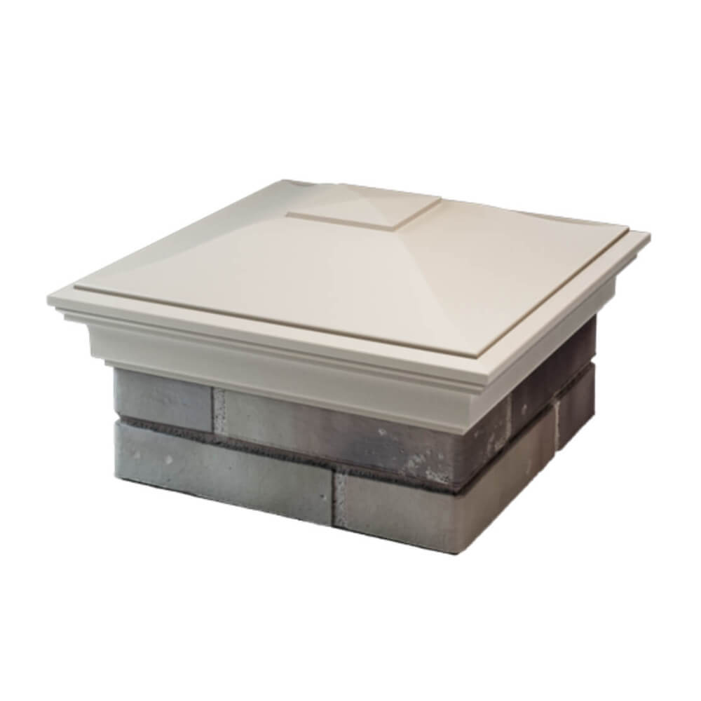 Колпак Zking Монблан Бежевый на столб 1.5х1.5 еврокирпича 0.7НФ (355х355мм) в Кандалакше фото