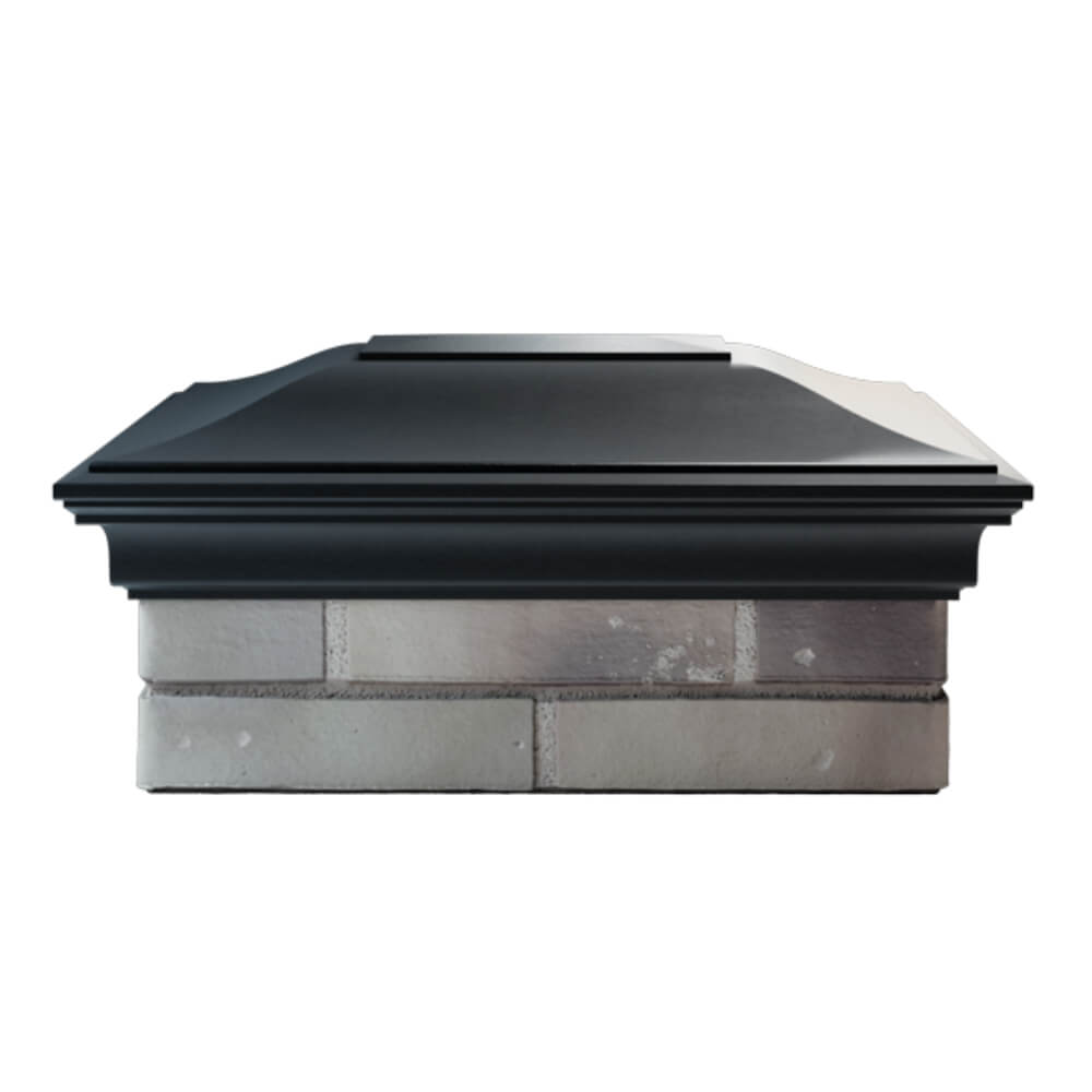 Колпак Zking Монблан Черный на столб 2х1.5 кирпича (515х385мм) в Кандалакше фото