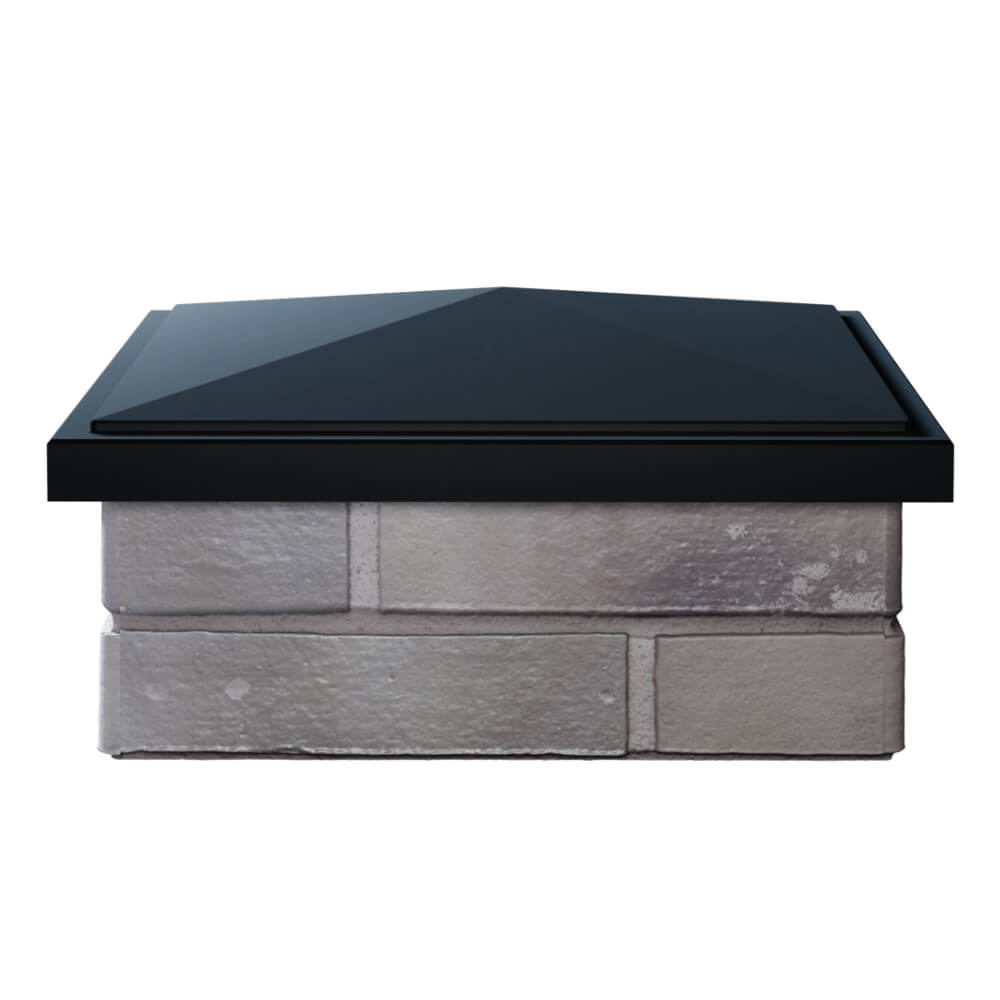 Колпак Zking БонаМоно Черный на столб 1.5х1.5 кирпича (385х385, 400х400мм) Кандалакша фото