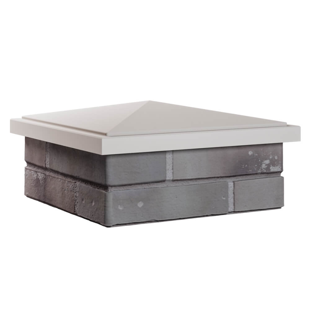 Колпак Zking БонаМоно Бежевый на столб 1.5х1.5 кирпича (385х385, 400х400мм) в Кандалакше фото