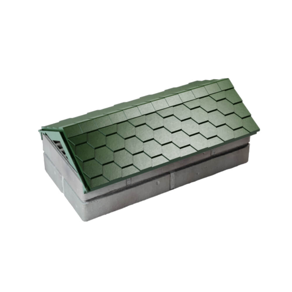 Парапет Zking Эверест Зеленый с посадкой на 1 кирпич (200/225/255мм) в Кандалакше фото