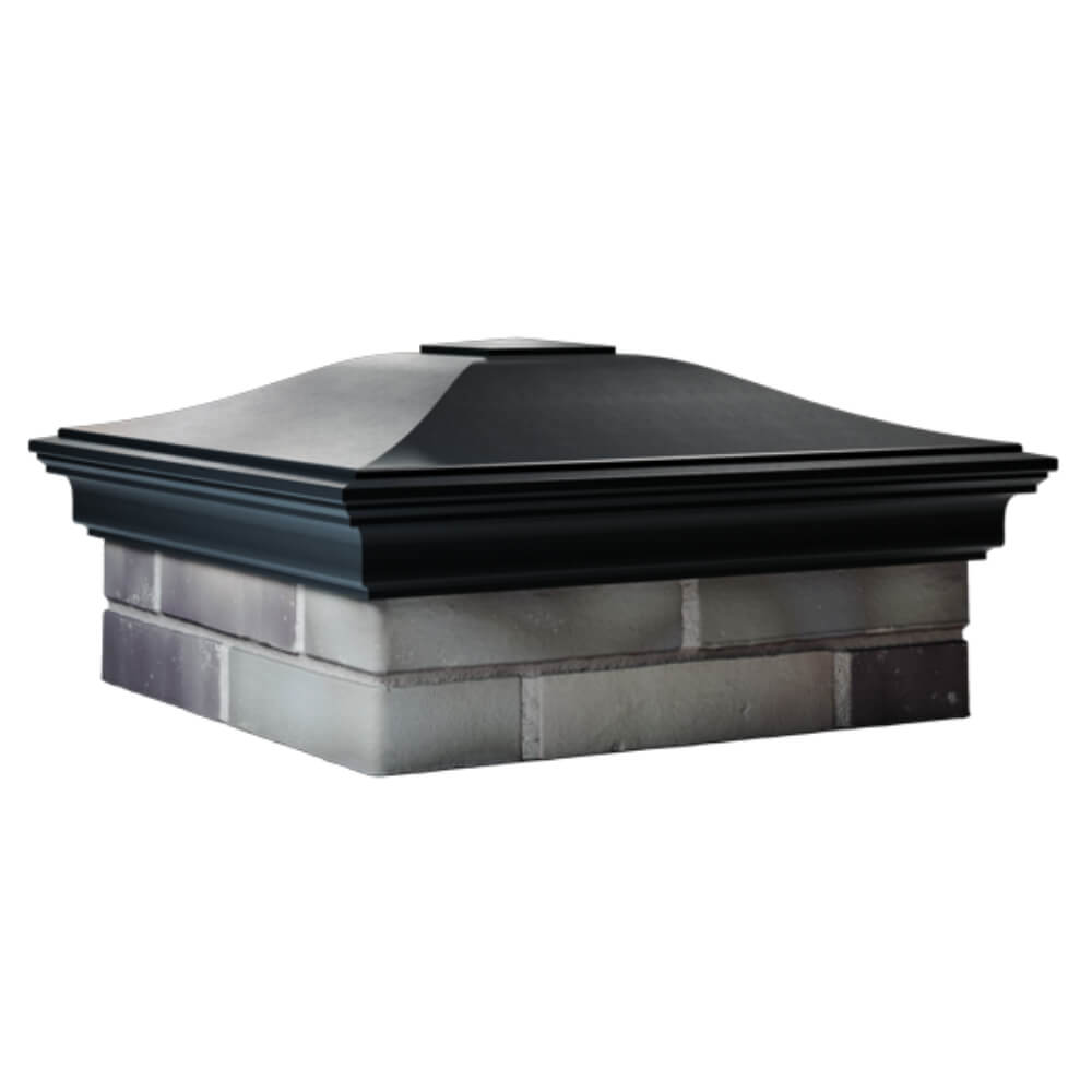 Колпак Zking Монблан Черный на столб 2х2 кирпича (515х515мм) в Кандалакше фото