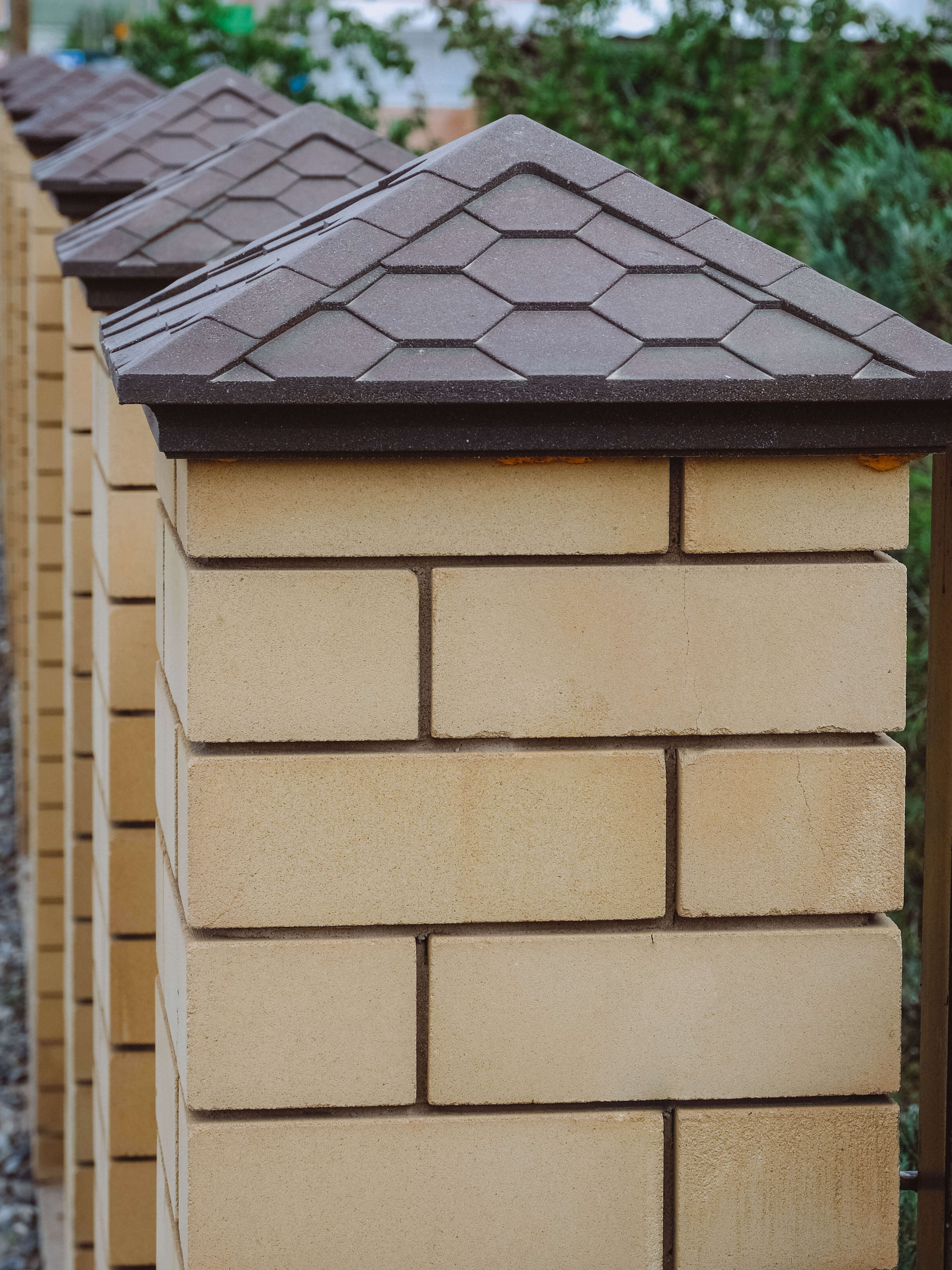 Колпак Zking Эверест Коричневый на столб 1.5х1.5 кирпича (390х390мм) в Кандалакше фото