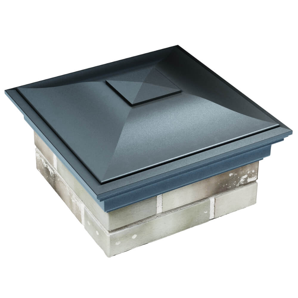 Колпак Zking Монблан Серый на столб 1.5х1.5 кирпича (385х385мм) в Кандалакше фото