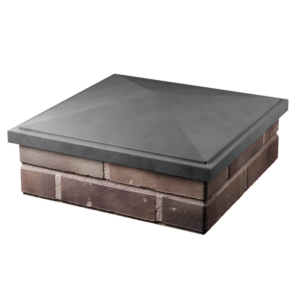 Колпак Zking БонаМоно Серый на столб 2х2 кирпича (515х515, 530х530мм) в Кандалакше фото