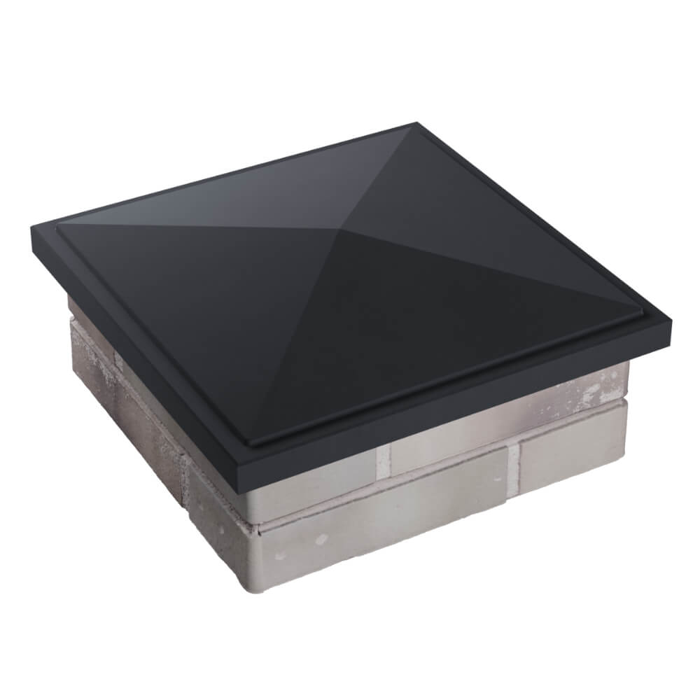 Колпак Zking БонаМоно Серый на столб 1.5х1.5 кирпича (385х385, 400х400мм) в Кандалакше фото