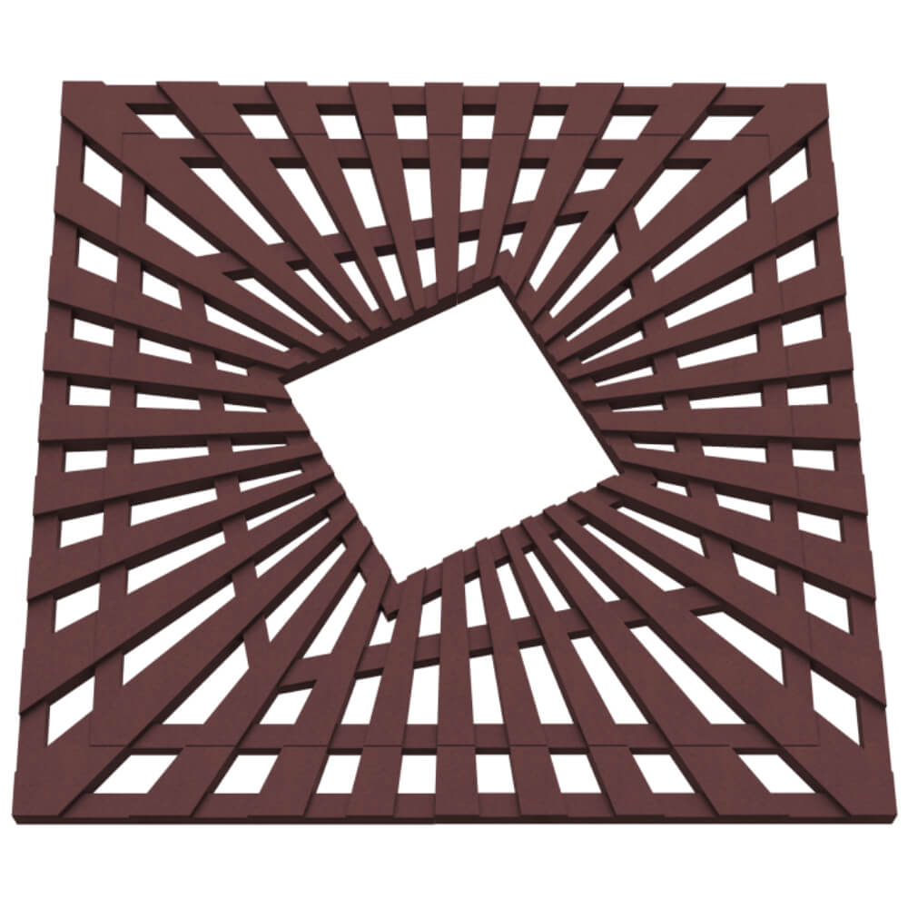 Приствольная решетка для дерева ZKING ATMOSPHERE 1.2х1.2м Коричневая в Кандалакше фото