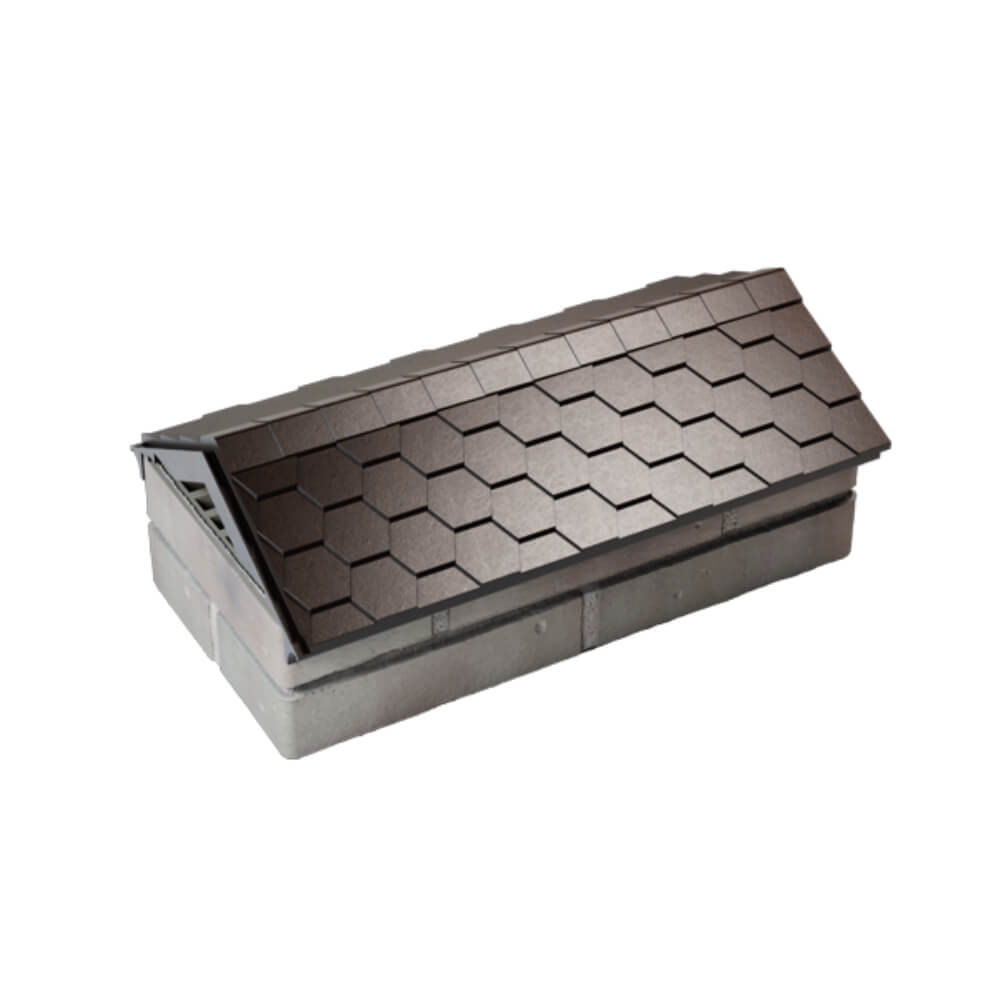 Парапет Zking Эверест Коричневый с посадкой на 1 кирпич (200/225/255мм) в Кандалакше фото