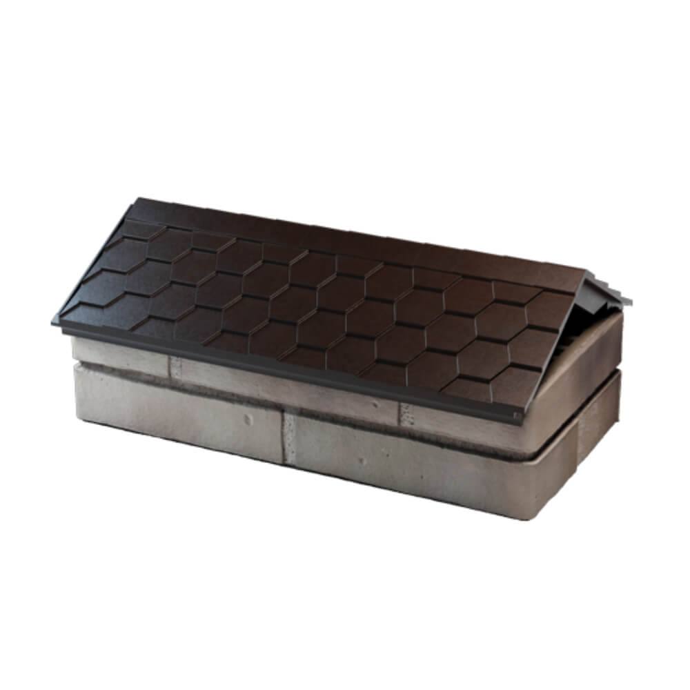 Парапет Zking Эверест Коричневый с посадкой на 1 кирпич (200/225/255мм) в Кандалакше фото