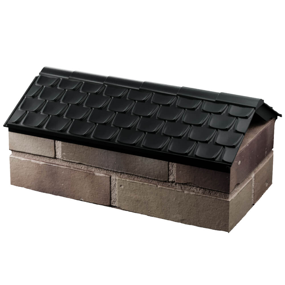 Парапет Zking Эльбрус Черный с посадкой на 1 кирпич (255мм) в Кандалакше фото