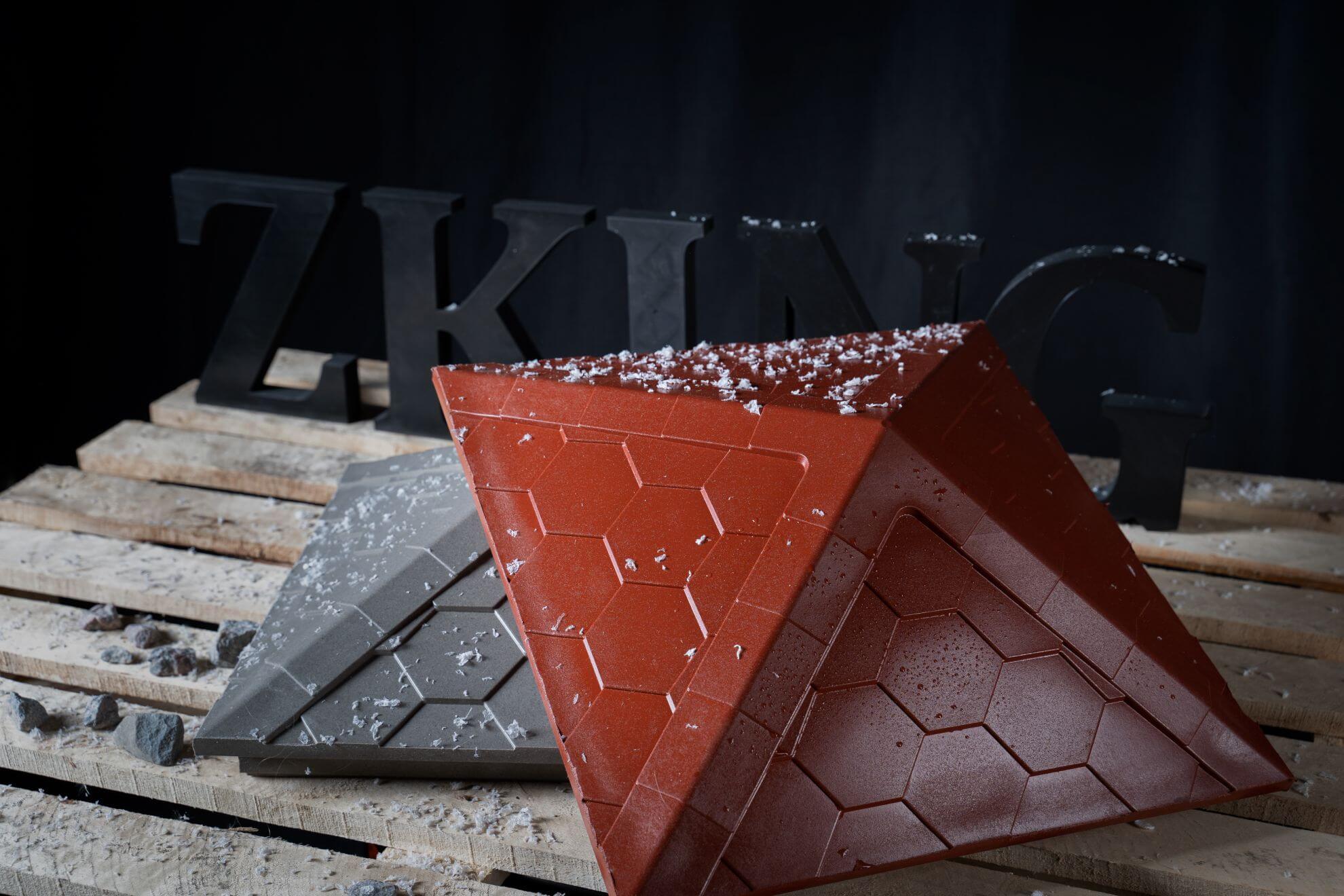 Колпак Zking Эверест Красный на столб 1.5х1.5 кирпича (390х390мм) в Кандалакше фото