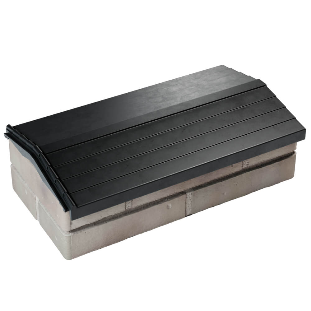 Парапет Zking Бона ХайТек Черный с посадкой на 1 кирпич (200/225/255мм) в Кандалакше фото