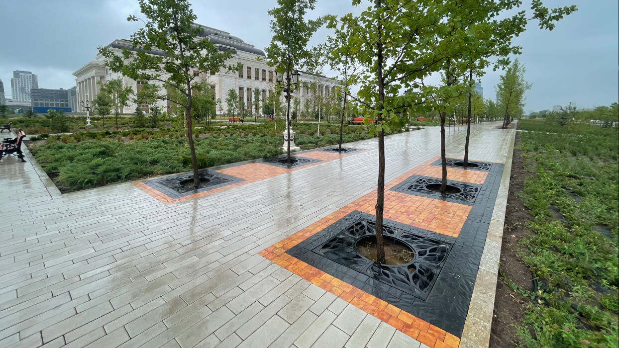 Приствольная решетка для дерева ZKING CRUST 1.2х1.2м Черная в Кандалакше фото