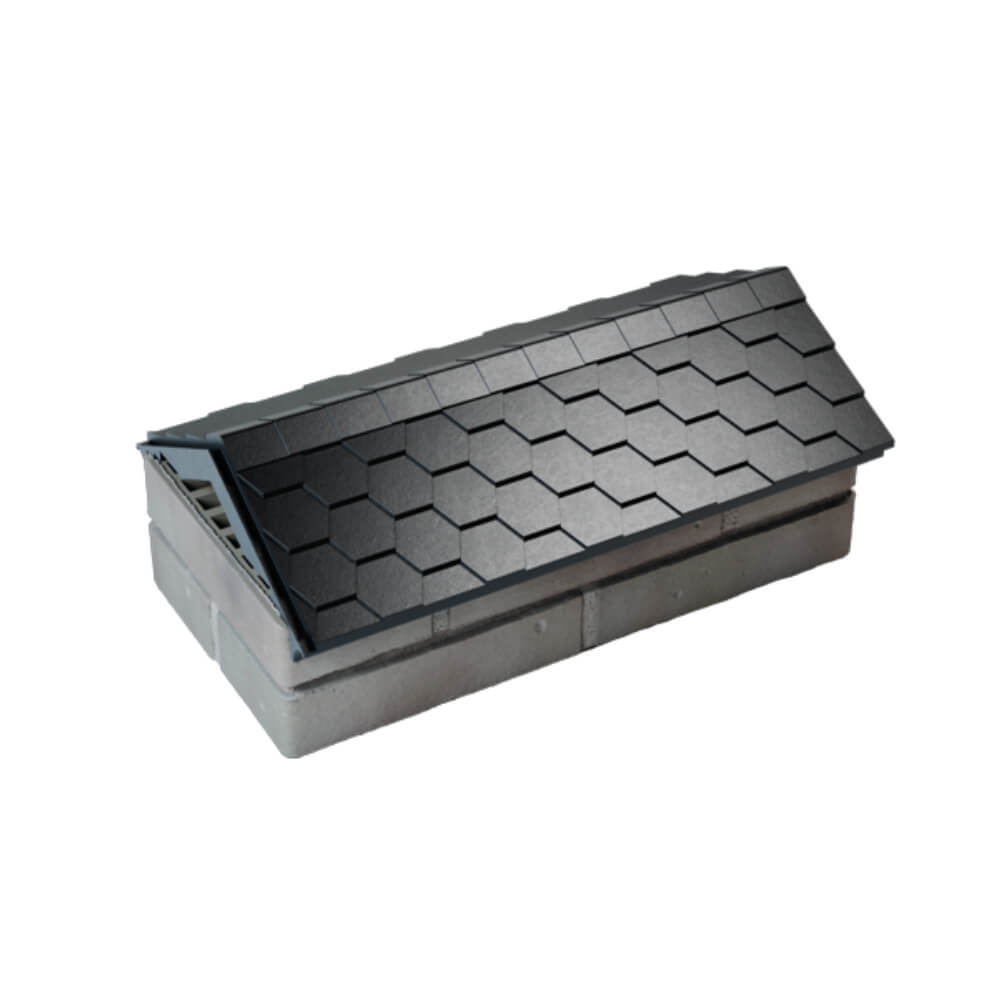 Парапет Zking Эверест Черный с посадкой на 1 кирпич (200/225/255мм) в Кандалакше фото