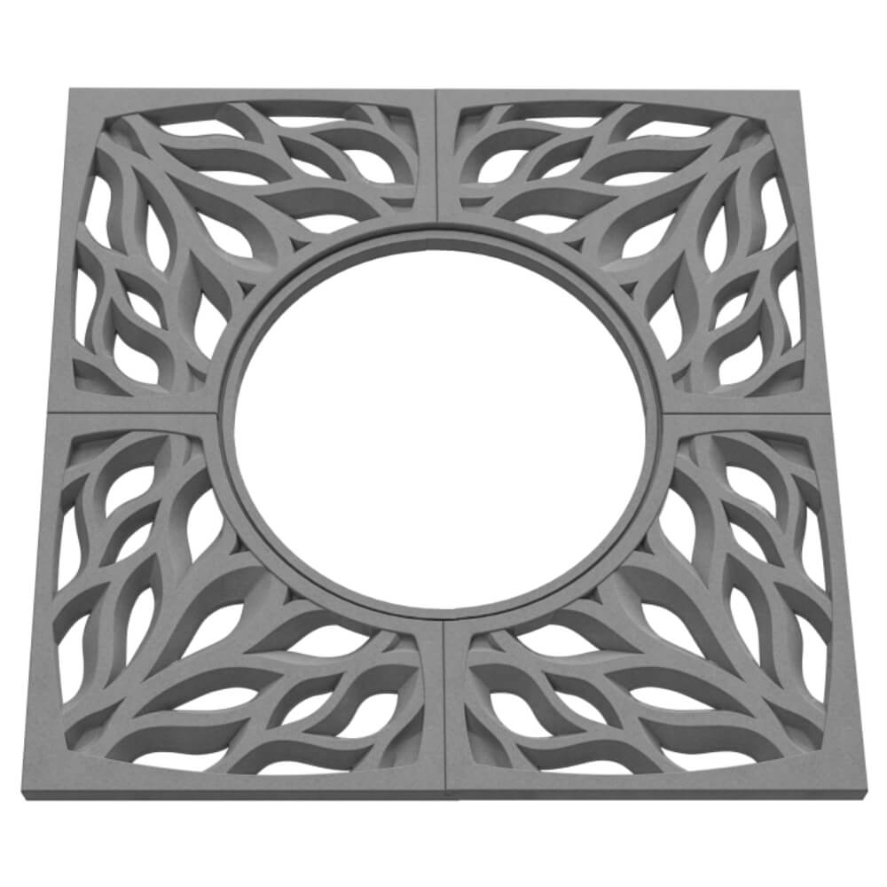 Приствольная решетка для дерева ZKING CRUST 1.2х1.2м Серая в Кандалакше фото