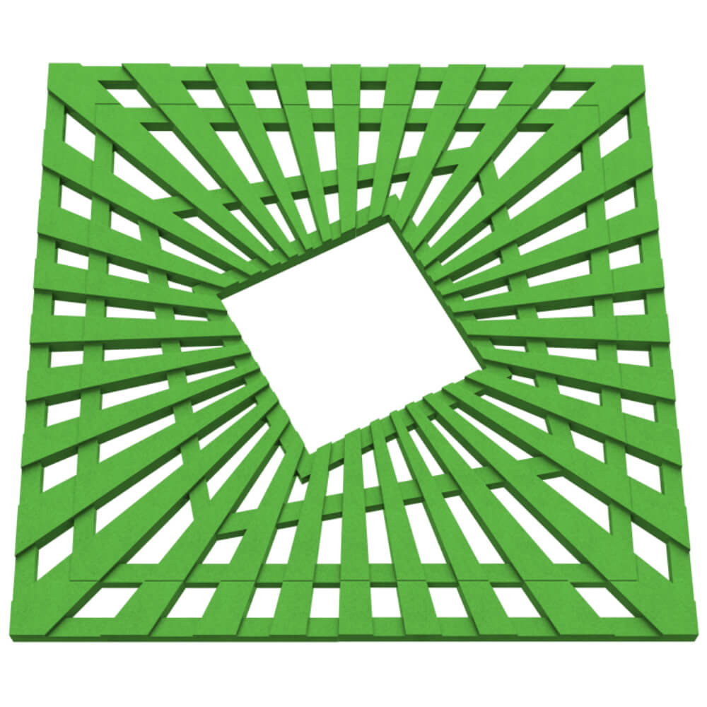 Приствольная решетка для дерева ZKING ATMOSPHERE 1.2х1.2м Зеленая в Кандалакше фото