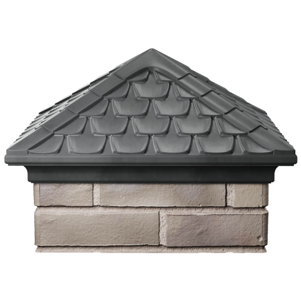 Колпак Zking Эльбрус Серый на столб 1.5х1.5 кирпича (385х385мм) Кандалакша фото