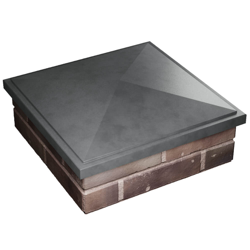 Колпак Zking БонаМоно Серый на столб 2х2 кирпича (515х515, 530х530мм) в Кандалакше фото