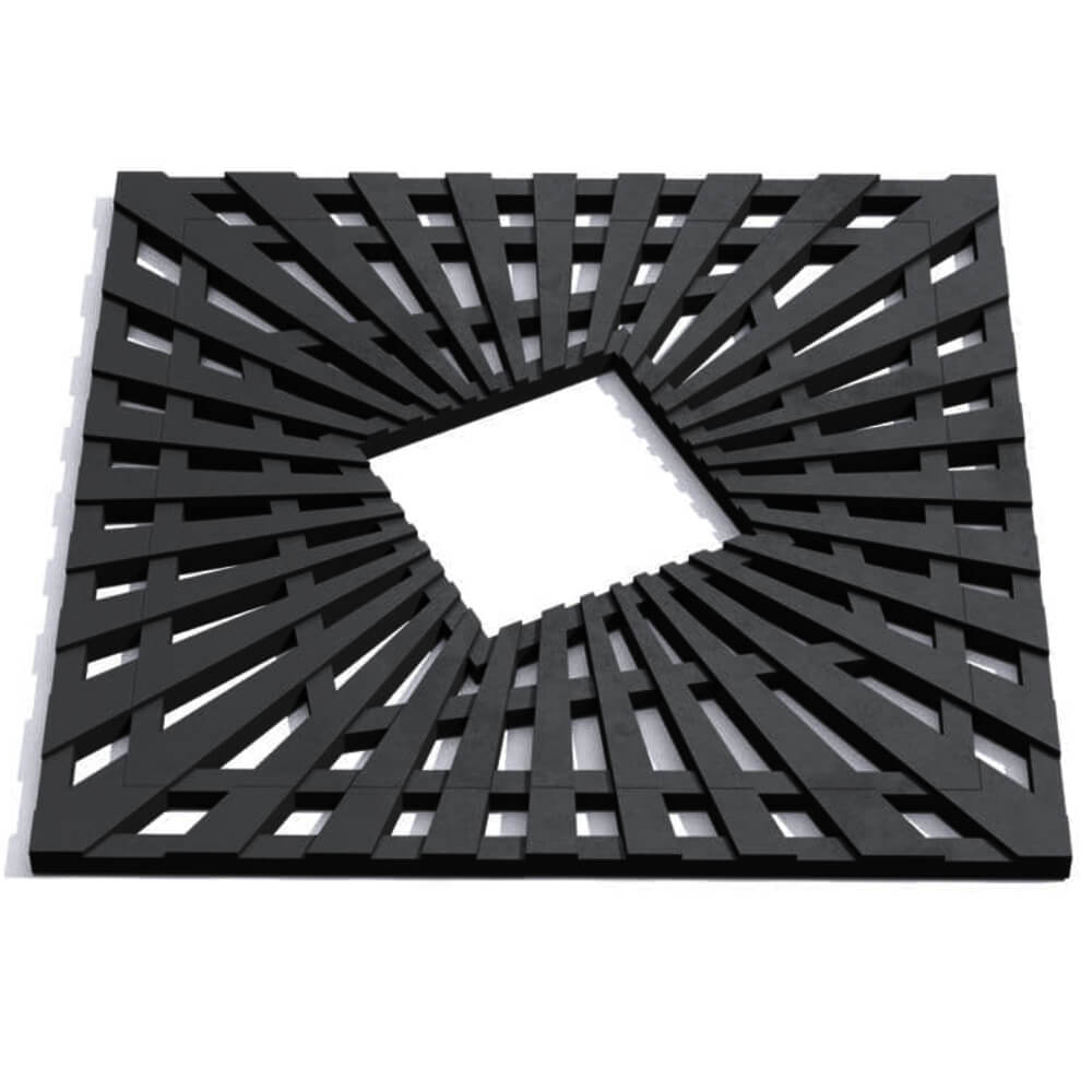 Приствольная решетка для дерева ZKING ATMOSPHERE 1.2х1.2м Черная Кандалакша фото