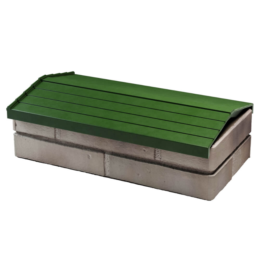 Парапет Zking Бона ХайТек Зеленый с посадкой на 1 кирпич (200/225/255мм) в Кандалакше фото