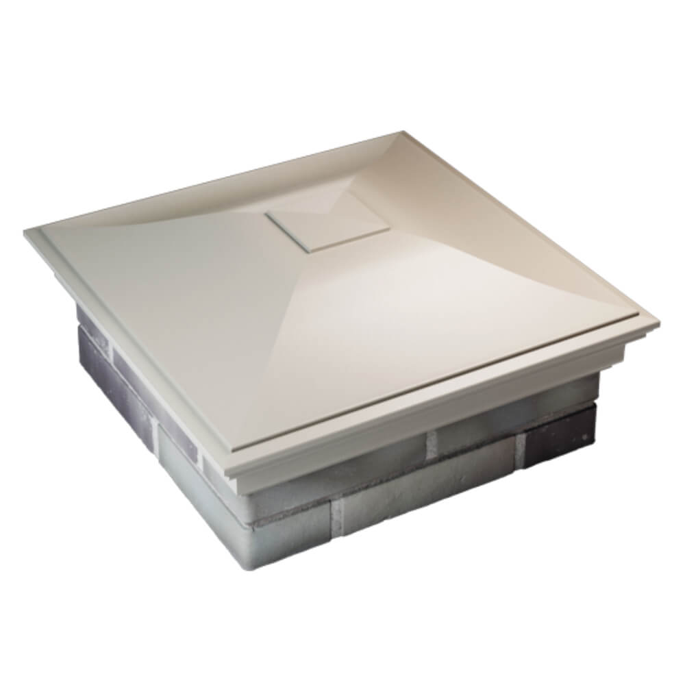 Колпак Zking Монблан Бежевый на столб 2х2 кирпича (515х515мм) Кандалакша фото