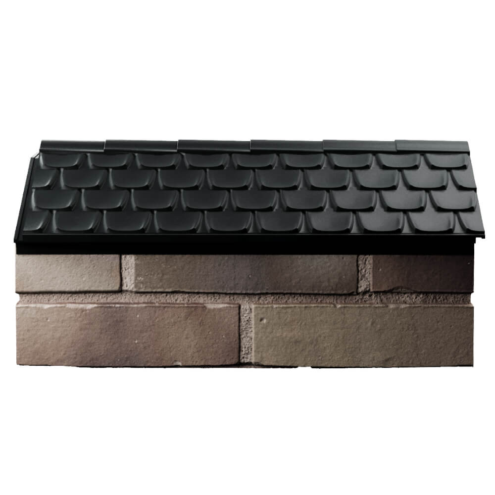 Парапет Zking Эльбрус Черный с посадкой на 1 кирпич (255мм) в Кандалакше фото