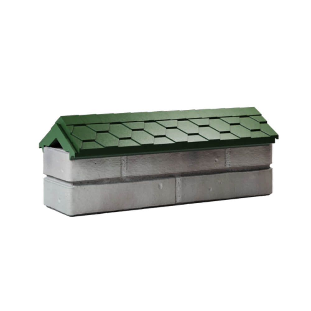 Парапет Zking Эверест Зеленый с посадкой на 0.5 кирпича (130мм) Кандалакша фото