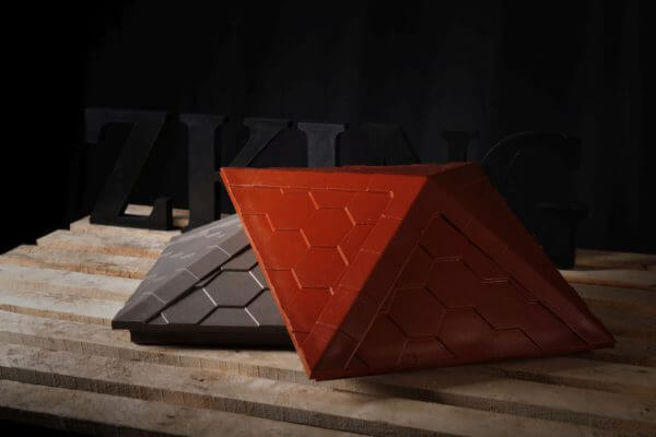 Колпак Zking Эверест Красный на столб 1.5х1.5 кирпича (390х390мм) в Кандалакше фото