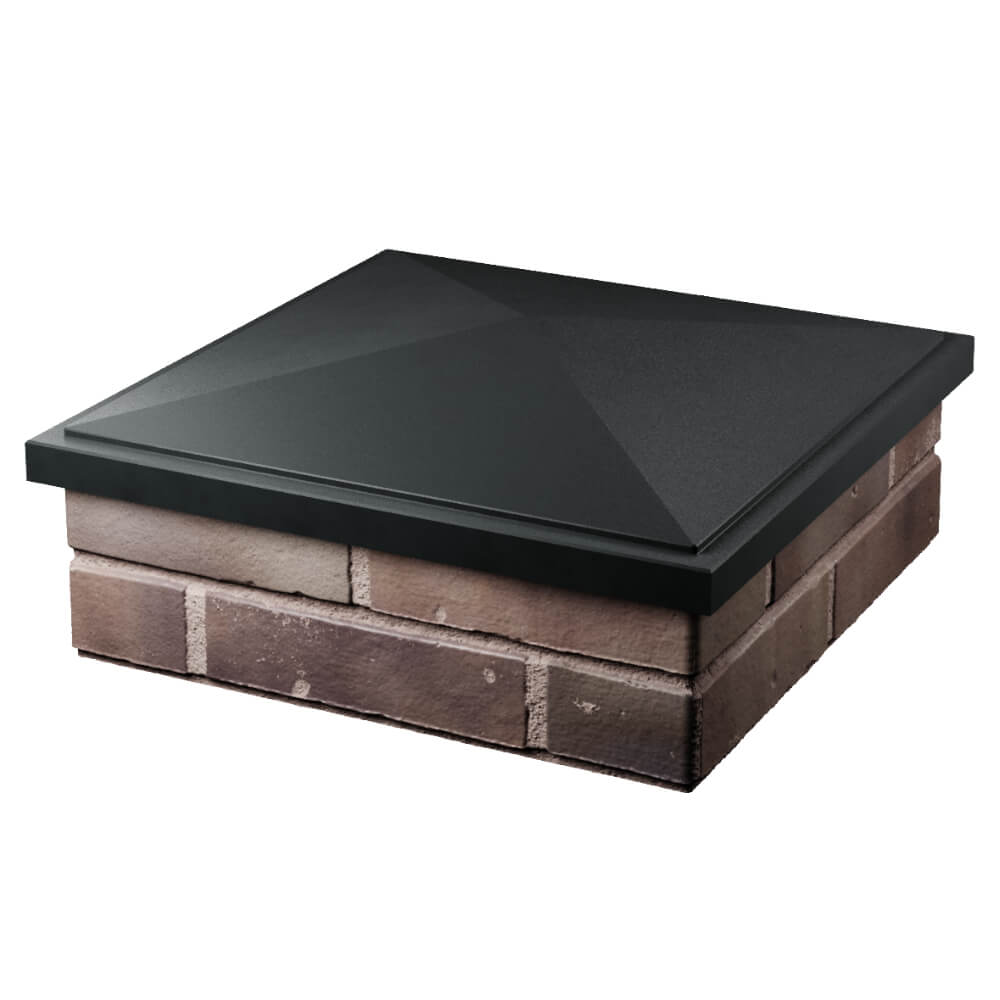 Колпак Zking БонаМоно Черный на столб 2х2 кирпича (515х515, 530х530мм) в Кандалакше фото