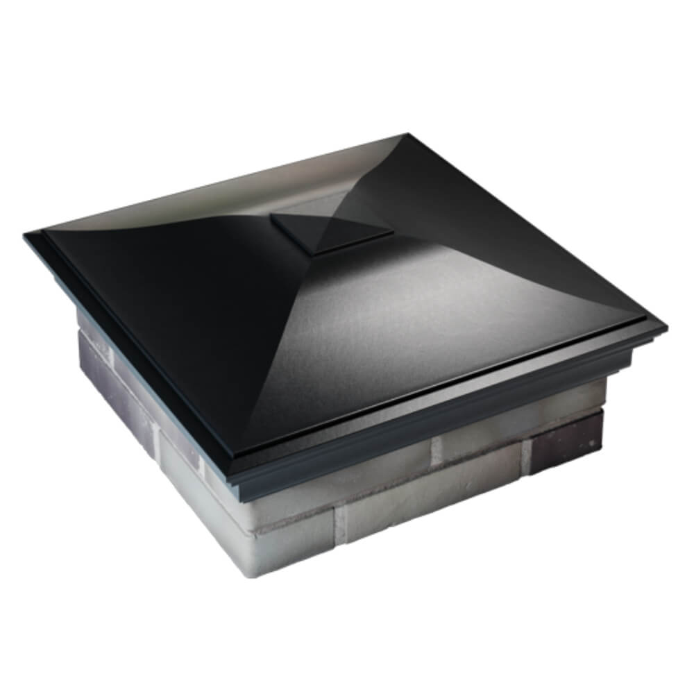 Колпак Zking Монблан Черный на столб 2х2 кирпича (515х515мм) Кандалакша фото