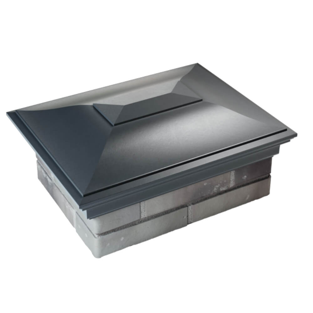 Колпак Zking Монблан Серый на столб 2х1.5 кирпича (515х385мм) Кандалакша фото