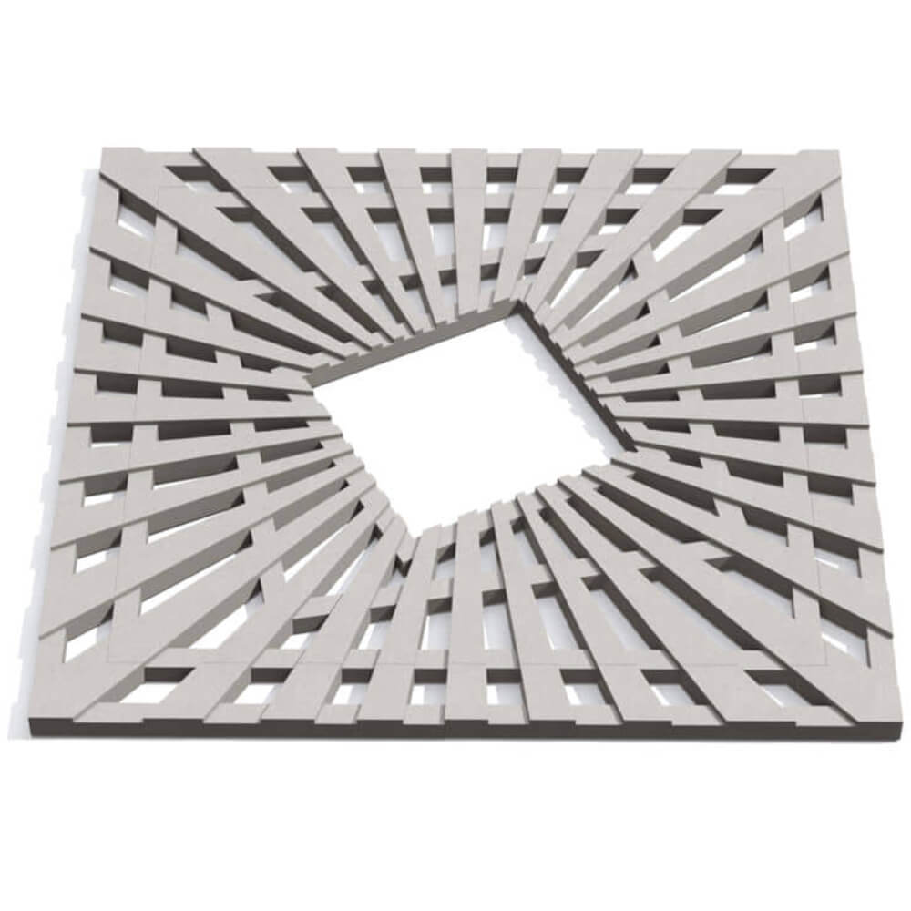 Приствольная решетка для дерева ZKING ATMOSPHERE 1.2х1.2м Бежевая Кандалакша фото