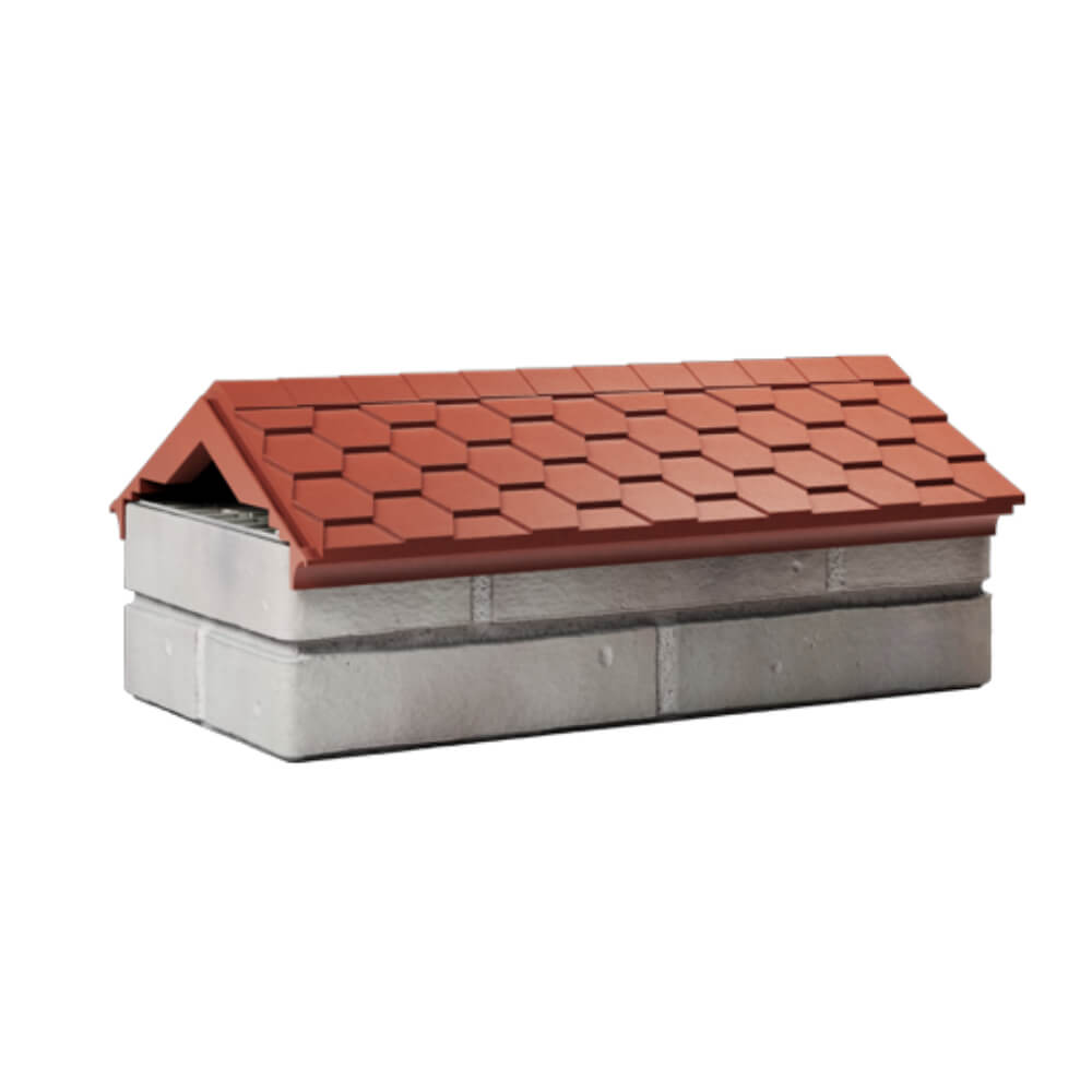 Парапет Zking Эверест Красный с посадкой на 1 кирпич (200/225/255мм) Кандалакша фото