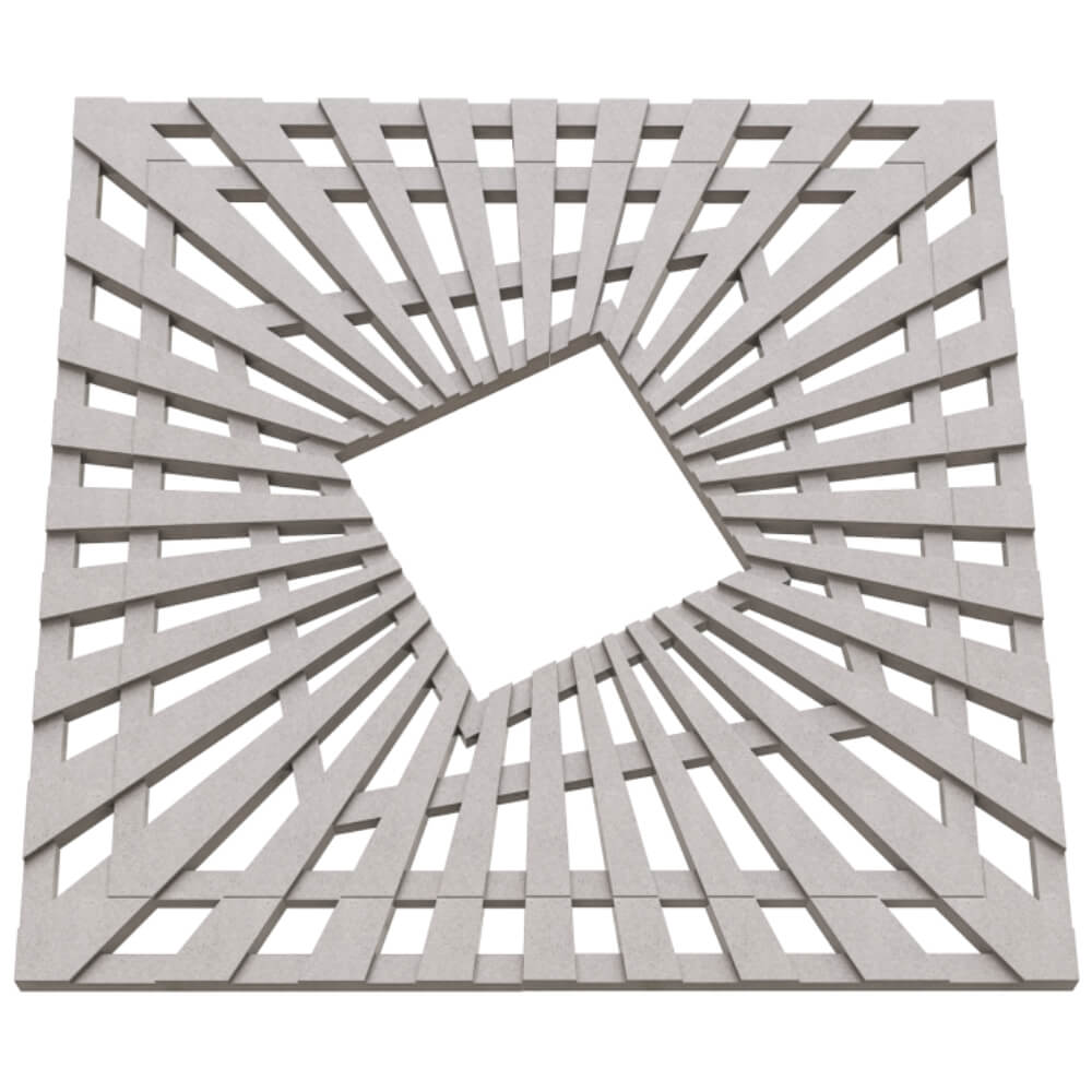 Приствольная решетка для дерева ZKING ATMOSPHERE 1.2х1.2м Бежевая в Кандалакше фото