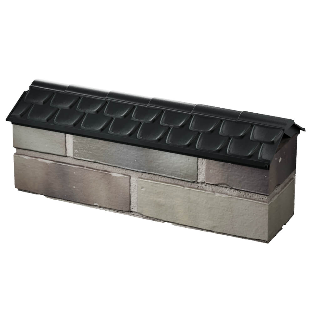 Парапет Zking Эльбрус Черный с посадкой на 0.5 кирпича (130мм) в Кандалакше фото