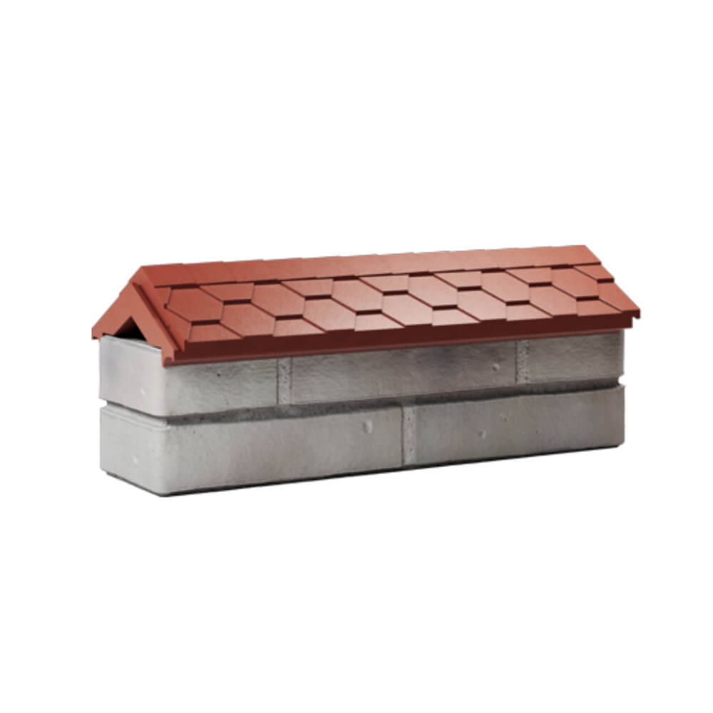 Парапет Zking Эверест Красный с посадкой на 0.5 кирпича (130мм) Кандалакша фото