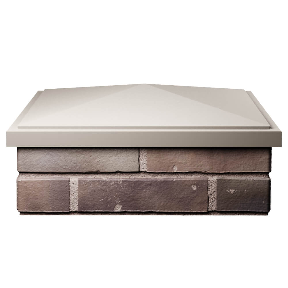 Колпак Zking БонаМоно Бежевый на столб 2х2 кирпича (515х515, 530х530мм) Кандалакша фото