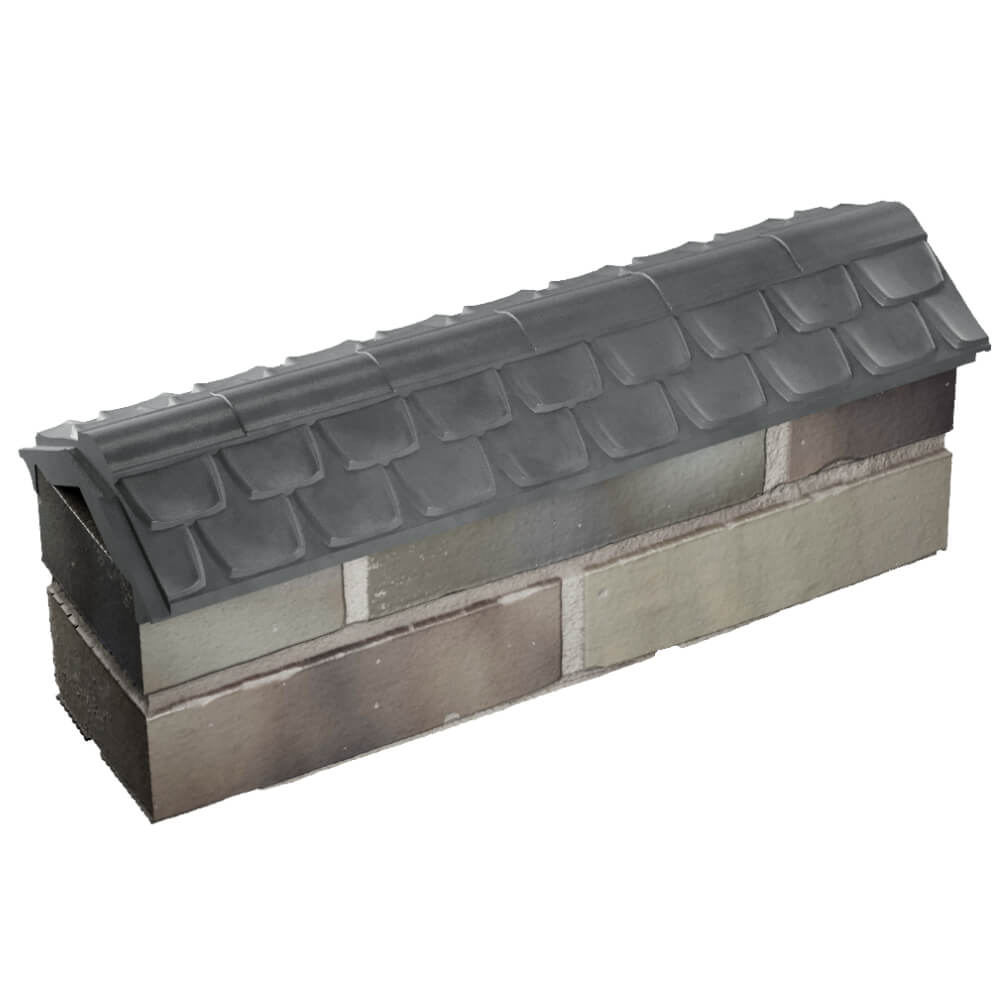 Парапет Zking Эльбрус Серый с посадкой на 0.5 кирпича (130мм) в Кандалакше фото