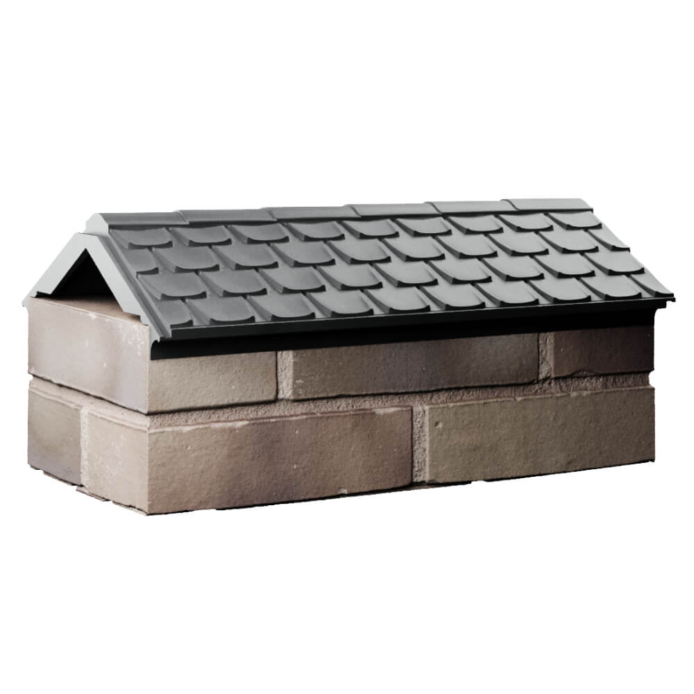 Парапет Zking Эльбрус Серый с посадкой на 1 кирпич (255мм) Кандалакша фото